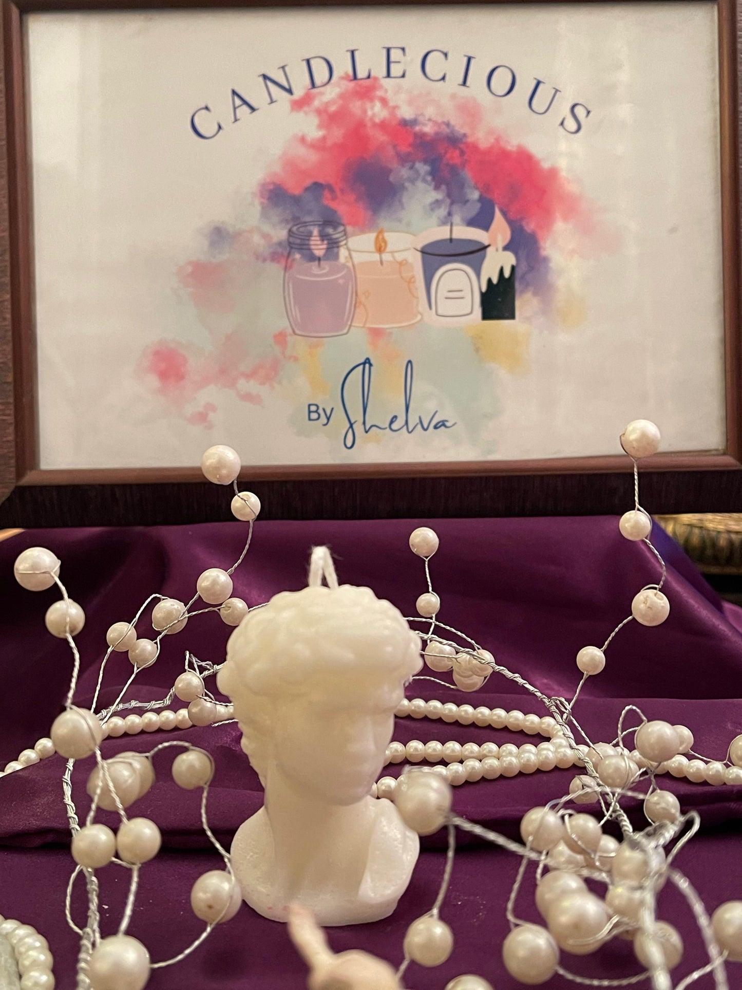 The Renaissance Bust Candle – Timeless Art Collection-Pair of 2