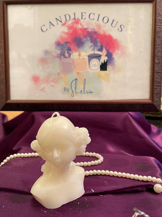 The Grace Muse Bust Candle – Sculpted Serenity Collection